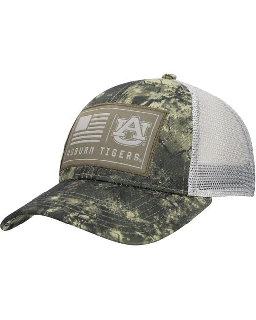 Under Armour Gray Auburn Tigers Freedom Collection Blitzing Performance Trucker Hat for men
