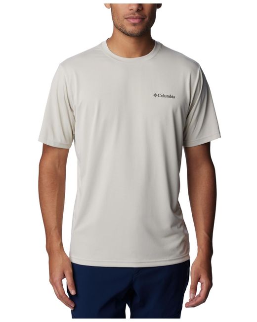 Columbia Gray Hike Moisture-wicking Crew Neck T-shirt for men