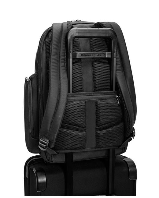 Briggs & Riley Black Work 2.0 Medium 17.5" Cargo Backpack