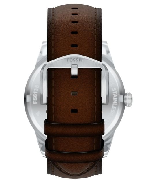 Fossil Green Pearson Multifunction Leather Watch for men