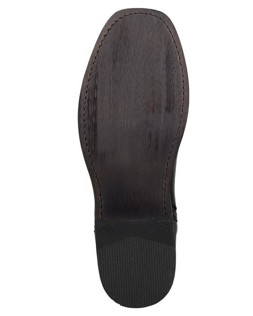 Frye Black Campus Inside Side-zipper Ankle Boots for men