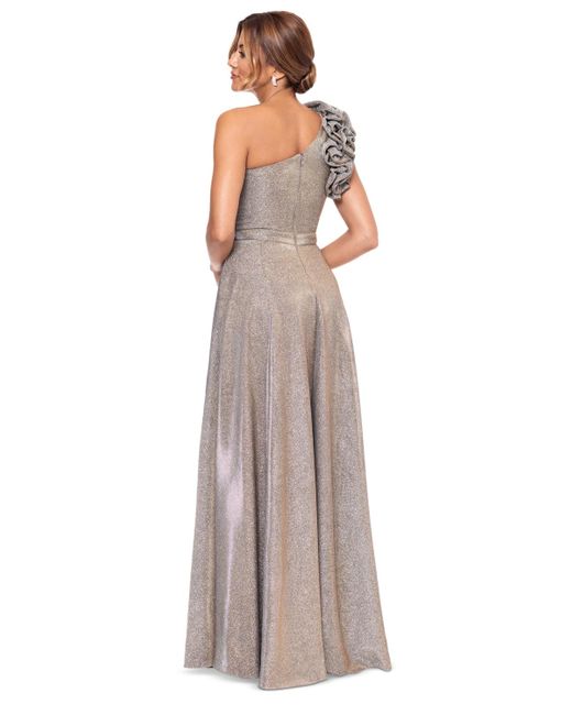 Solace Layered Glitter Ball Gown