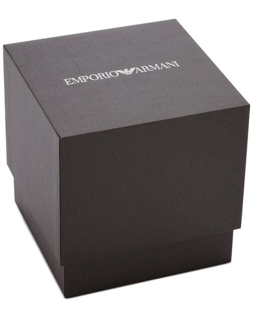 Emporio Armani Metallic Tone Stainless Steel Bracelet Watch 22mm