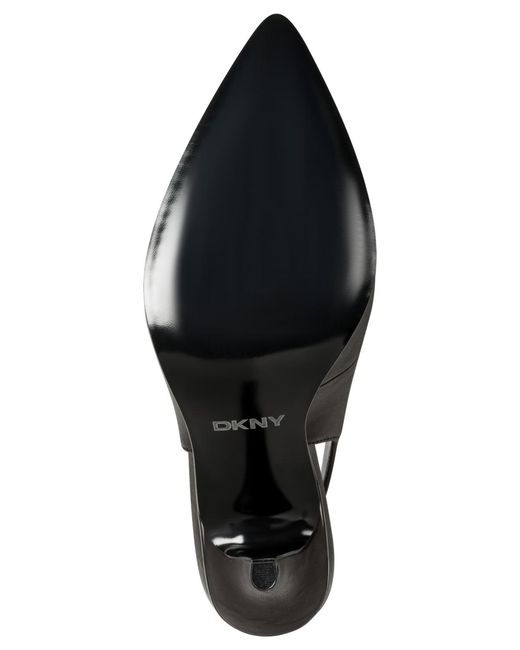 DKNY Black Preston Slingback Pumps
