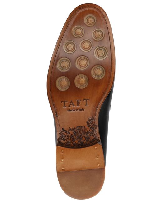 Taft Black Russell Bit Loafers for men