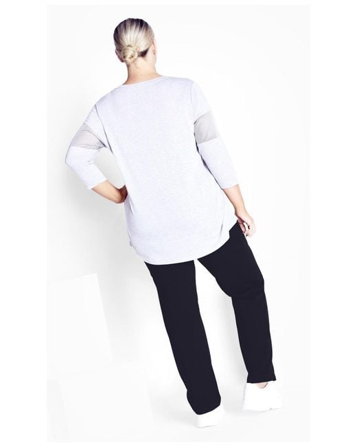 Avenue Blue Active Pant