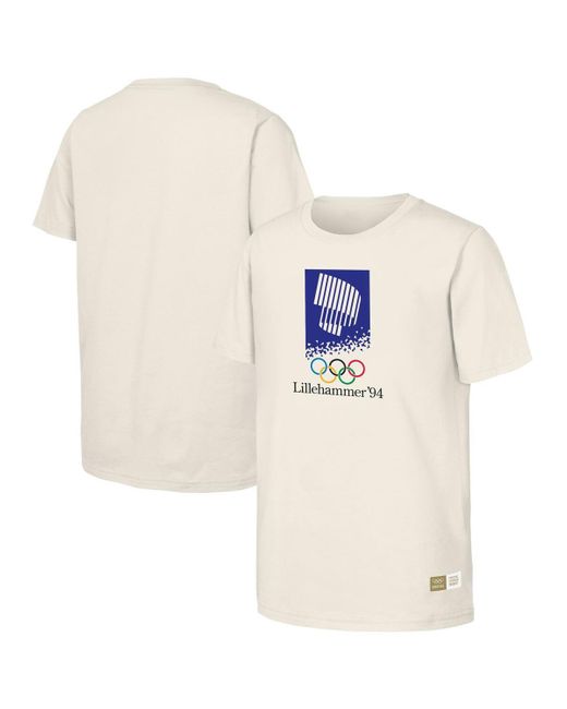Outerstuff White 1994 Lillehammer Games Olympic Heritage T-shirt for men