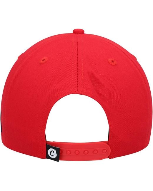 Cookies Red Searchlight Snapback Hat for men