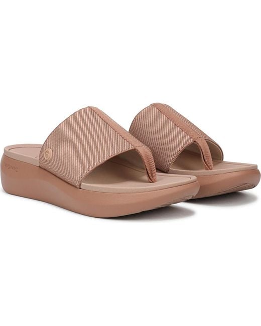 Vionic Brown Aqua Thong Sandals