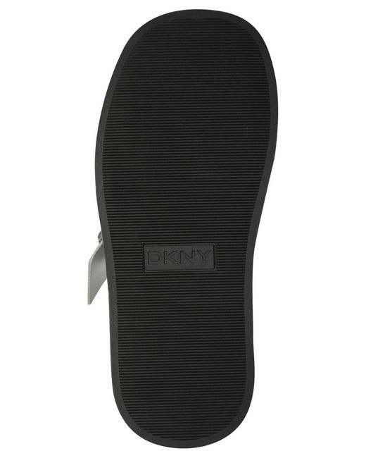 DKNY White Leocadia Platform Sandals