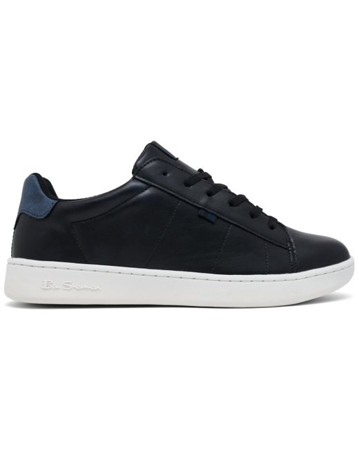 Ben Sherman Black Hampton Low Court Casual Sneakers From Finish Line for men