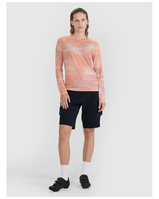 4F Pink Quick-drying Cycling Longsleeve