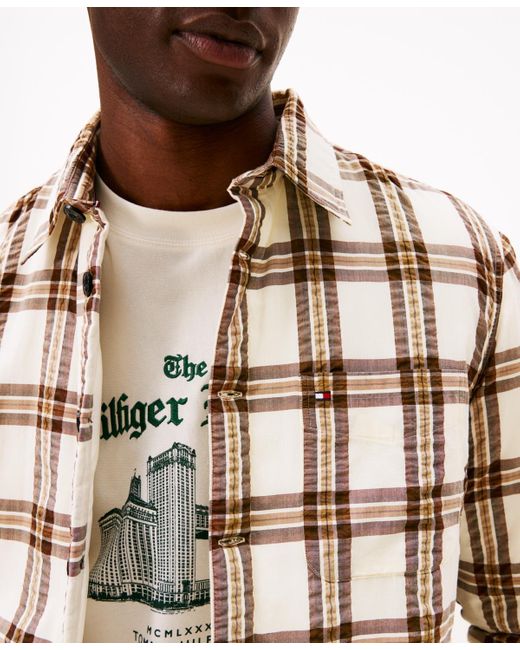 Tommy Hilfiger Natural Padded Relaxed Fit Overshirt for men