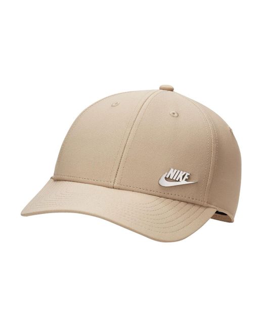Nike Natural Khaki Metal Futura Lifestyle Club Performance Adjustable Hat for men