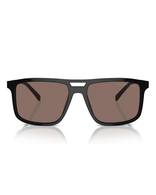 Prada Brown Polarized Sunglasses for men