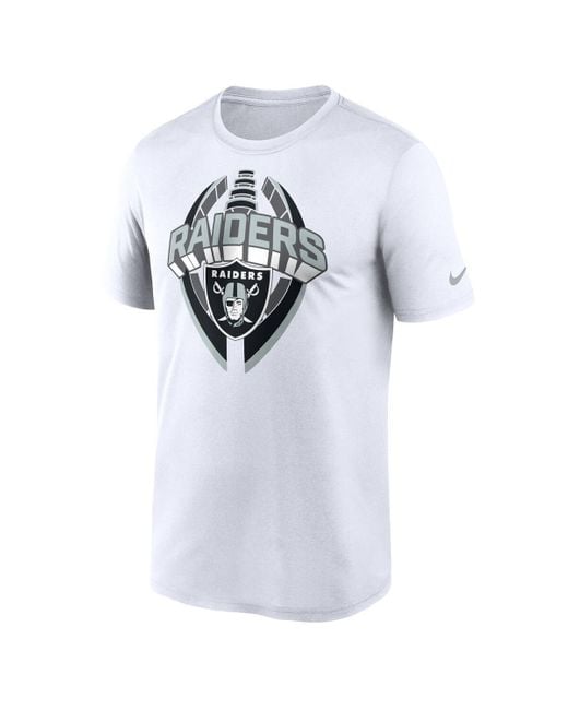 Nike White Las Vegas Raiders Legend Icon Performance T-shirt for men