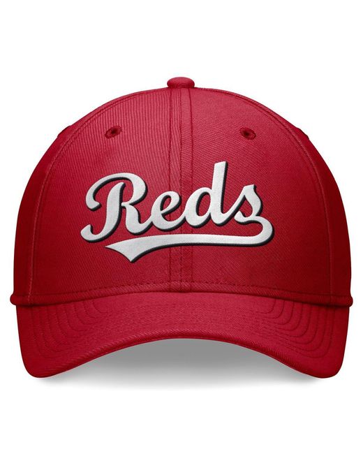 Nike Red Cincinnati Reds Evergreen Performance Flex Hat for men