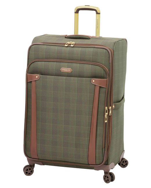 London Fog Green Brentwood 29" Softside Spinner Suitcase, Created For Macy's