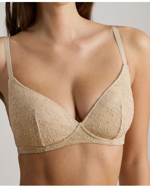 Ralph Lauren Brown Full Coverage Bra