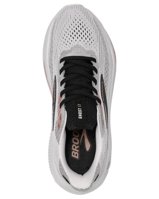 Brooks White Ghost 17 Running Sneakers From Finish Line