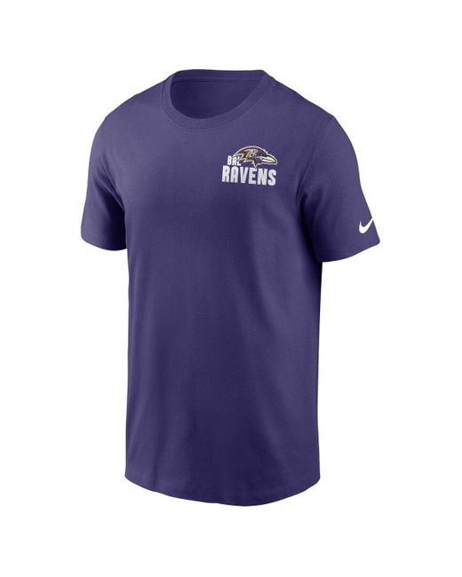 Nike Blue Baltimore Ravens Blitz Essential T-shirt for men