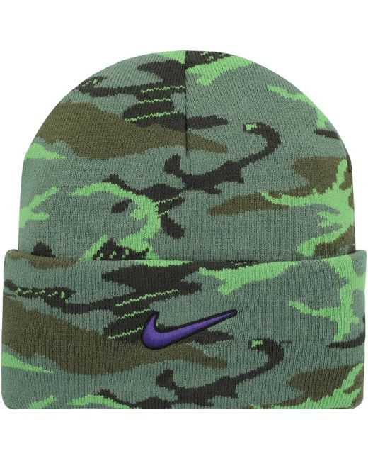 Nike Green Kansas State Wildcats Veterans Day Cuffed Knit Hat for men