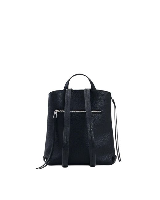 Desigual Black Mini Butterfly Backpack