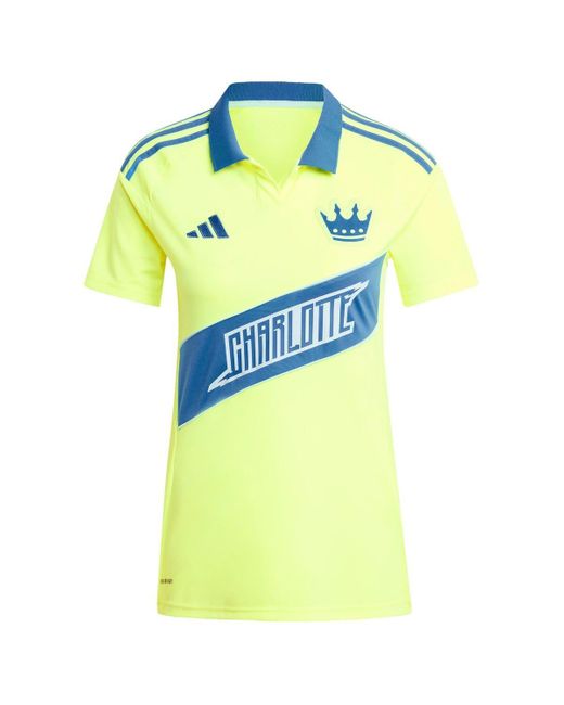 Adidas Yellow Charlotte Fc 2025 Third Replica Jersey