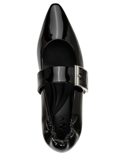 DKNY Black Cormic Pointed Toe Flats