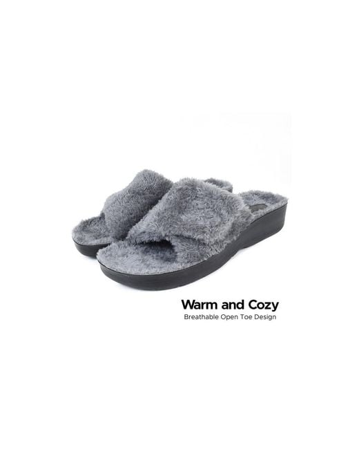 AEROTHOTIC Gray Gemma Warm Slipper
