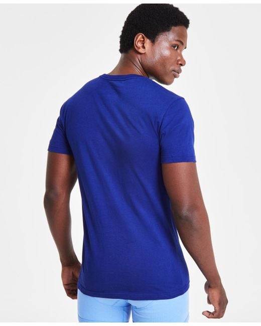 Polo Ralph Lauren Blue 3-pk. Slim-fit Classic Cotton Crew Undershirts for men