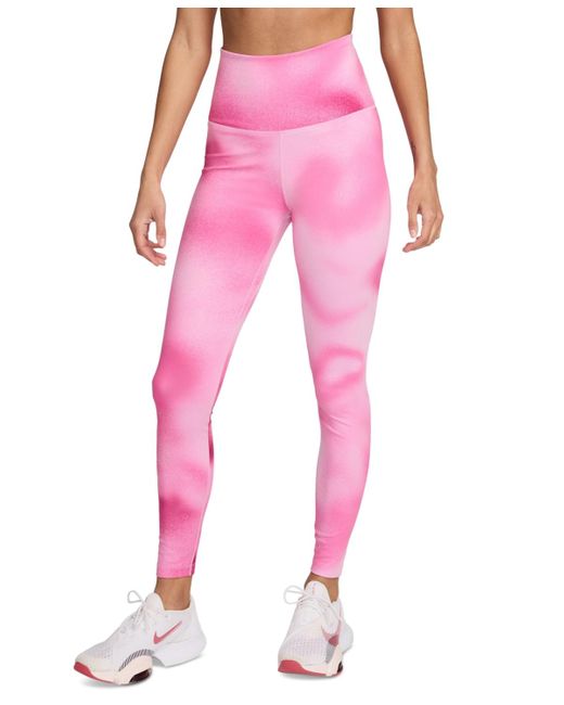 Nike Pink One High-waist Full-length leggings