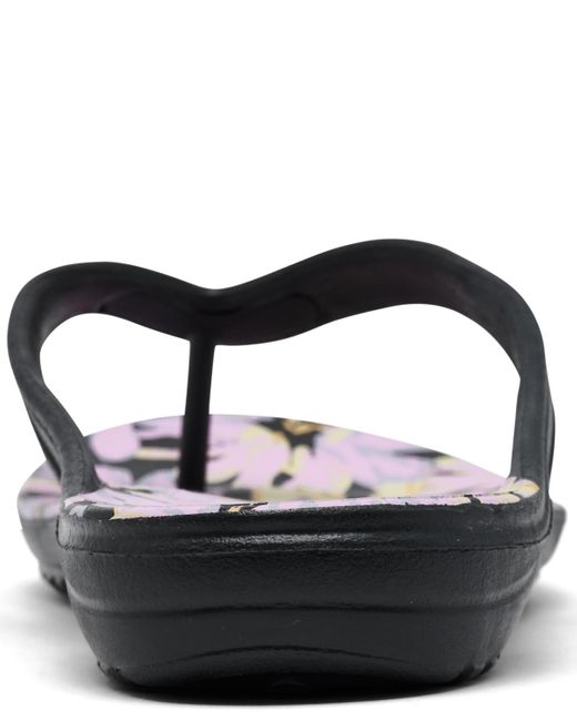 Skechers Black Foamies: Bay Breeze