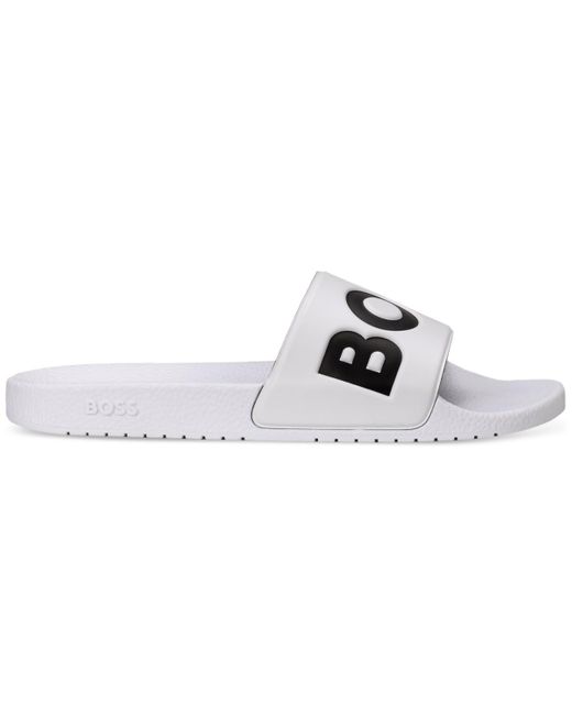 Boss White Boss By Aryeh Slip-on Slide Sandals for men
