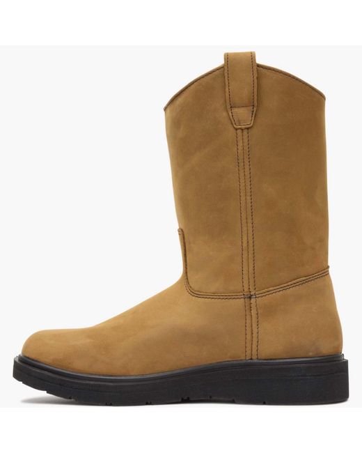 Georgia Boot Brown Farm And Ranch Pull On Work Boot for men