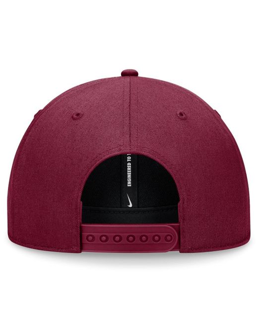 Nike Red Florida State Seminoles Primetime Adjustable Hat for men