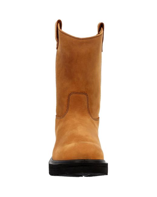 Georgia Boot Brown Steel Toe Static-dissipative Work Pull On for men