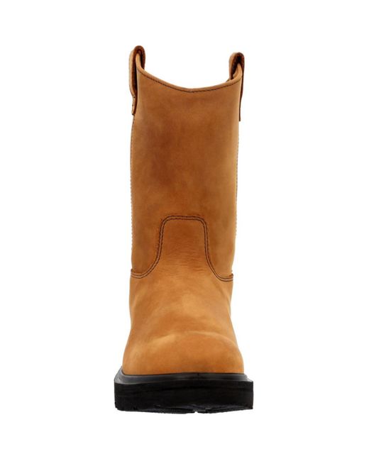 Georgia Boot Brown Steel Toe Static-dissipative Work Pull On for men