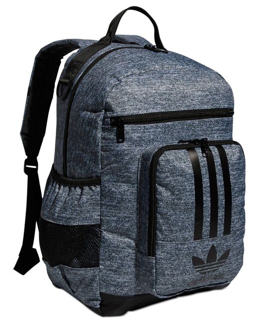 Adidas Gray Originals National 3-stripes 2.0 Backpack for men