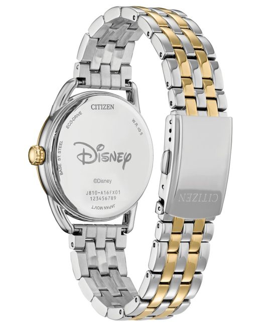 Citizen Metallic Eco-drive Disney Empowered Minnie Mouse Two-tone Stainless Steel Bracelet Watch 36mm