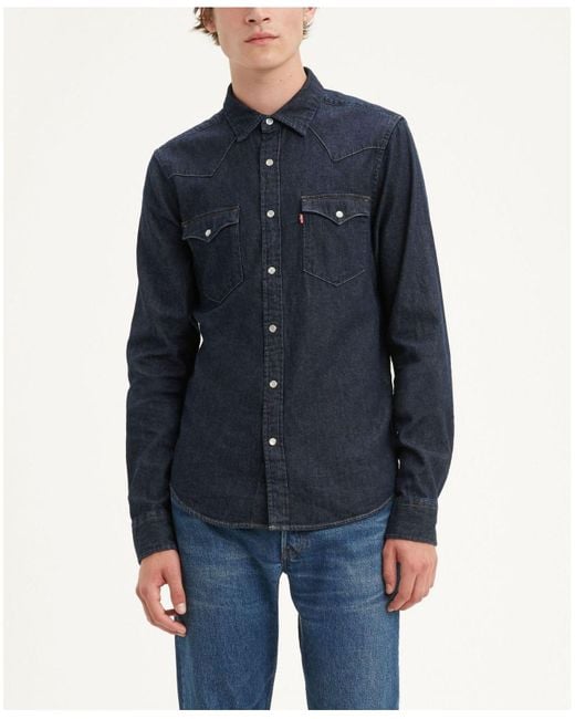 levi western shirt