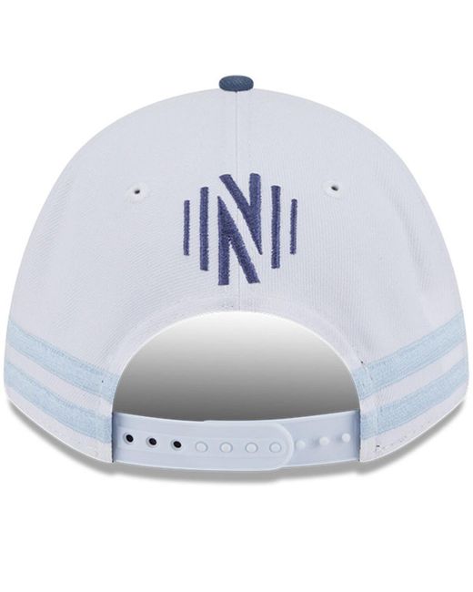 KTZ /light Blue Nashville Sc 2025 Jersey Hook 9forty M-crown Adjustable Hat for men
