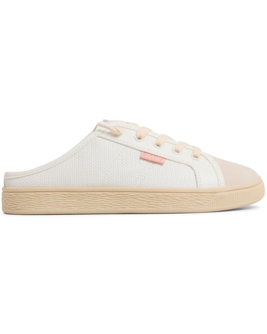 Roxy White Sunny Stroll Lace Up Sport Sneakers