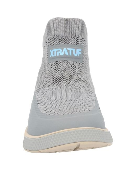 XtraTuf White Ankle Deck Boot Sport Drift Tech for men