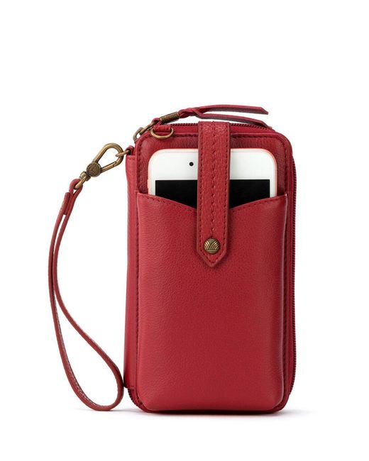 The Sak Silverlake Smartphone Crossbody Handbag in Red | Lyst