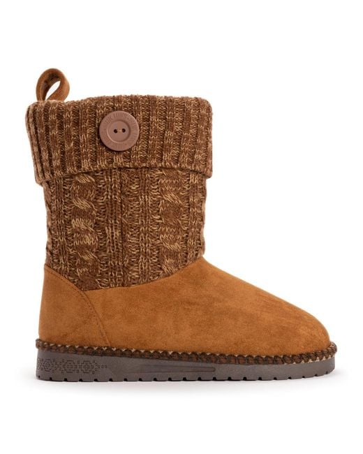 Muk Luks Black Janet Boot