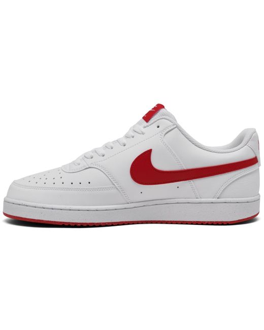 Nike White Court Vision Low Next Nature Casual Sneakers From Finish Line for men