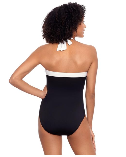Ralph Lauren Black Bel Air One-piece Swimsuit