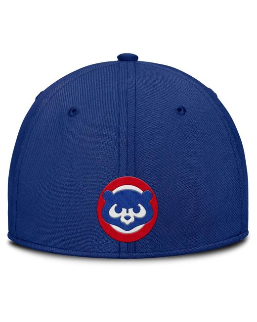 Nike Blue Gray/royal Texas Rangers Rise Swoosh Performance Flex Hat for men