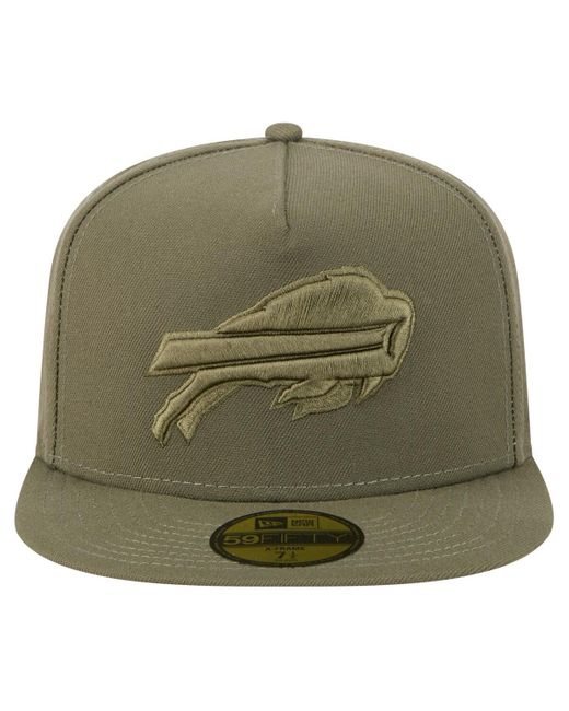 KTZ Green Buffalo Bills Color Pack A-frame 59fifty Fitted Hat for men